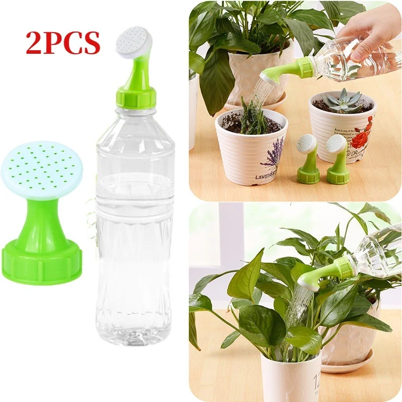 

2 Pcs Bottle Cap Sprinkler PVC Plastic Garden Spray Waterer Sprinkler Plant Watering Nozzle Tool Little Nozzle Sprinkler Head