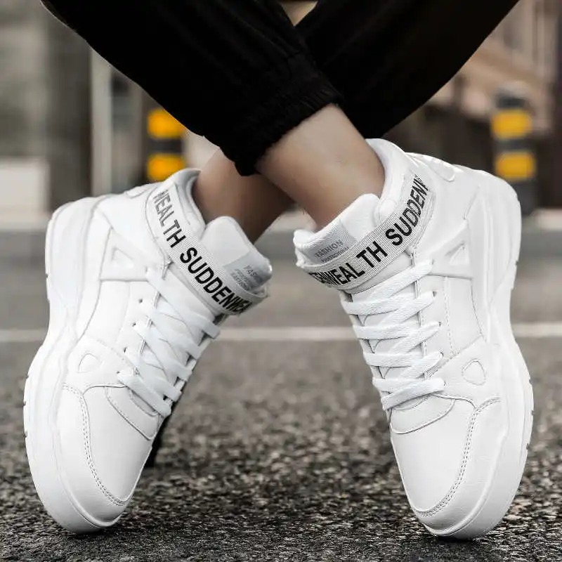 

High Quality Black Sneakers Shoeing White Sneakers For Men Massage Non-Leather Casual Shoes Tenis Men's Sport Shoes Bule Tennis