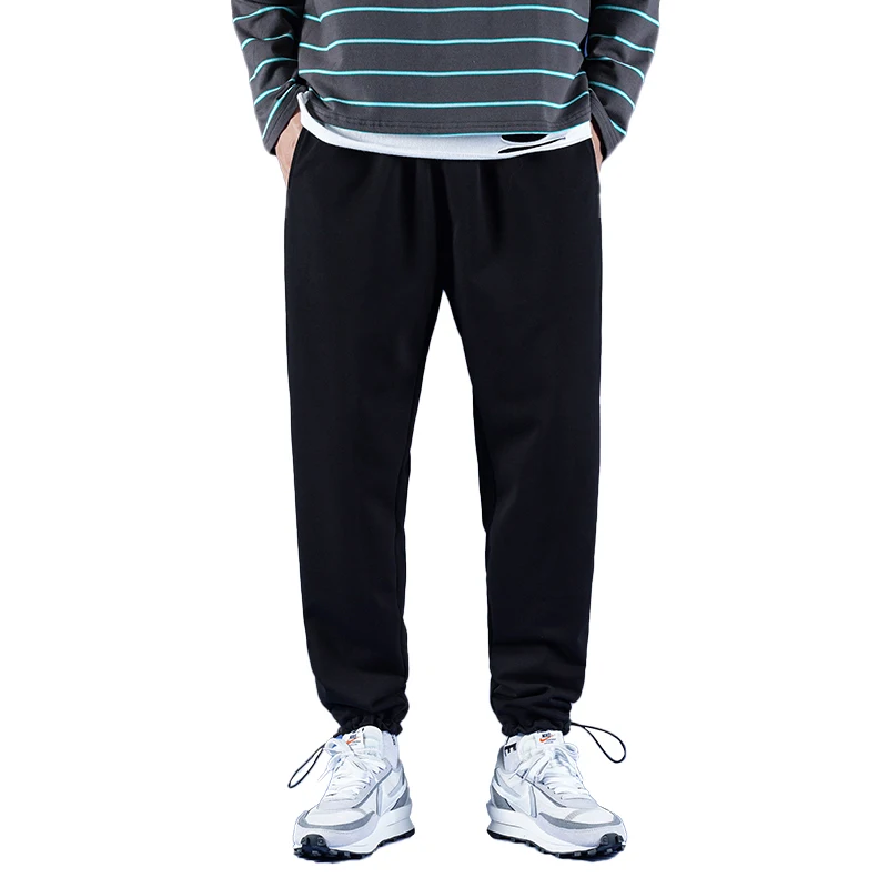 

Plus Size Casual Cotton Straight-leg Fashion Drawstring Pants Super Soft Winter Sports Men's Thick Trousers Yido Men's Pant 5XL