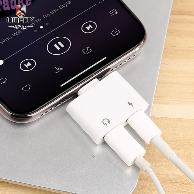 Для iPhone6/7/8/X/XS Plus двойные наушники для iPhone адаптер Lightning разветвитель зарядный