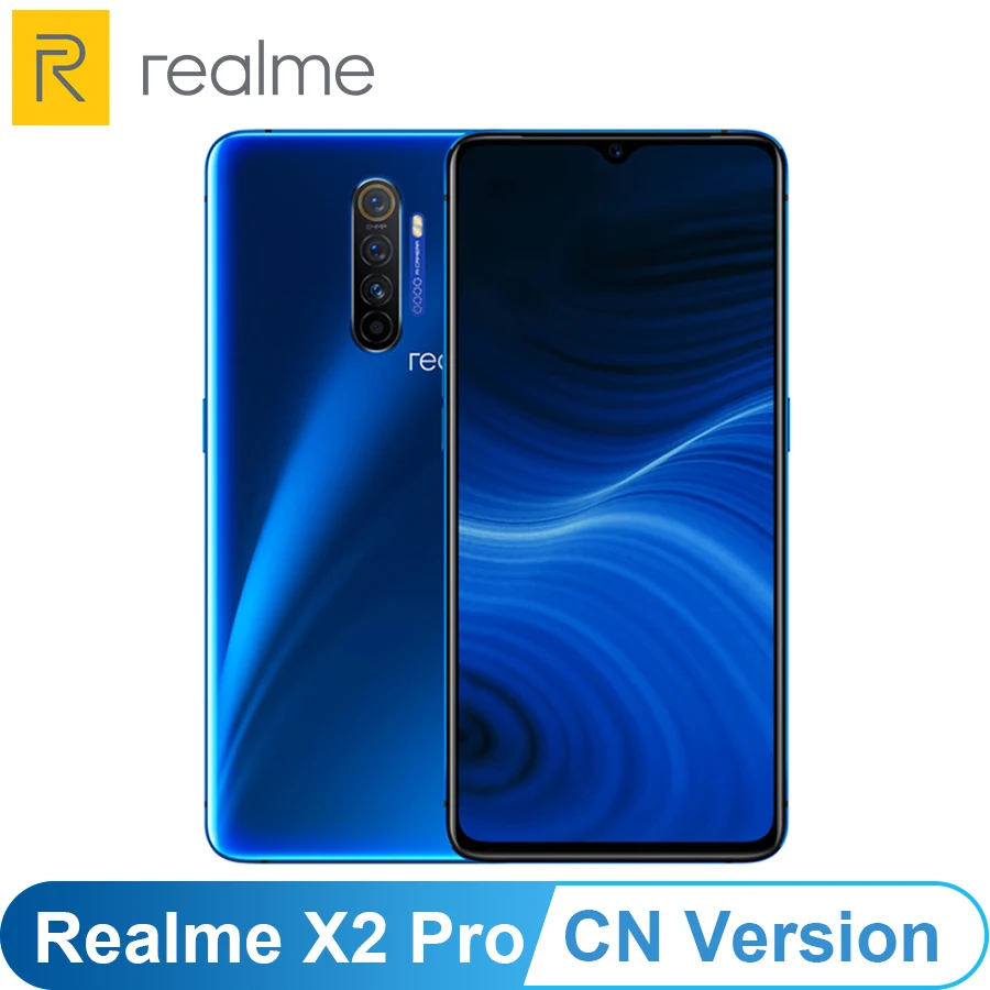 Realme X2 pro Android 9 0 CN версия OPPO смартфон 6 5 дюймов NFC 4000 мАч 4 камеры Snapdragon Face ID OctaCore