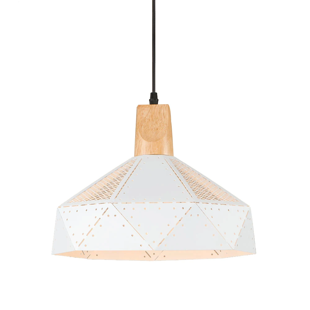 Современный Железный деревянный подвесной светильник в стиле арт-деко