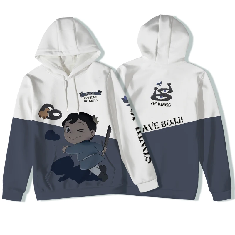 Толстовка Bojji Kage в стиле аниме свободная толстовка с капюшоном Повседневный