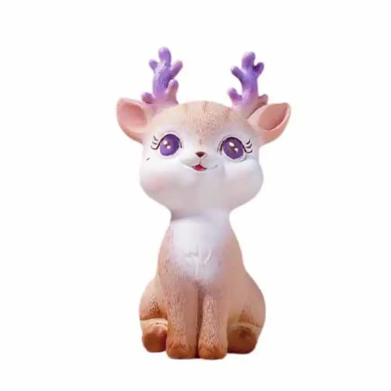 Декоративный олень с рисунком оленей светящееся украшение украшения для выпечки