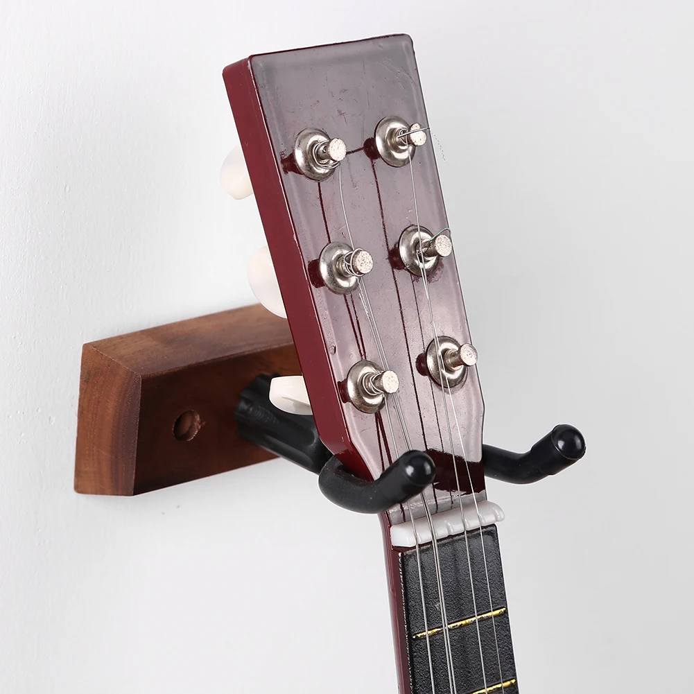 

Wall Mount Guitar Hanger Hook Holder Wooden Stand Display Rack for Acoustic Guitar Ukulele Violin Bass Guitar Instrument Parts