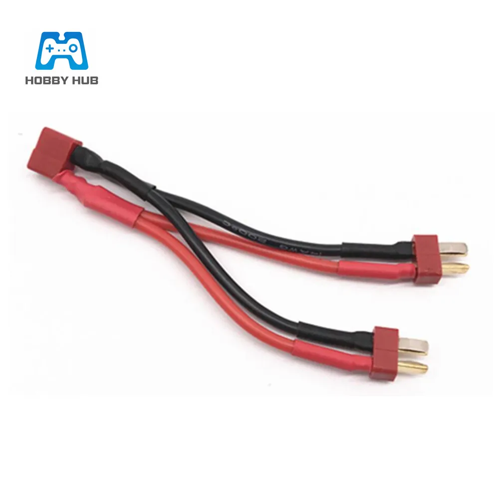 Для RC Lipo батареи Т-образные штекеры штепсельные Разъемы 1-2 Двойной аккумулятор