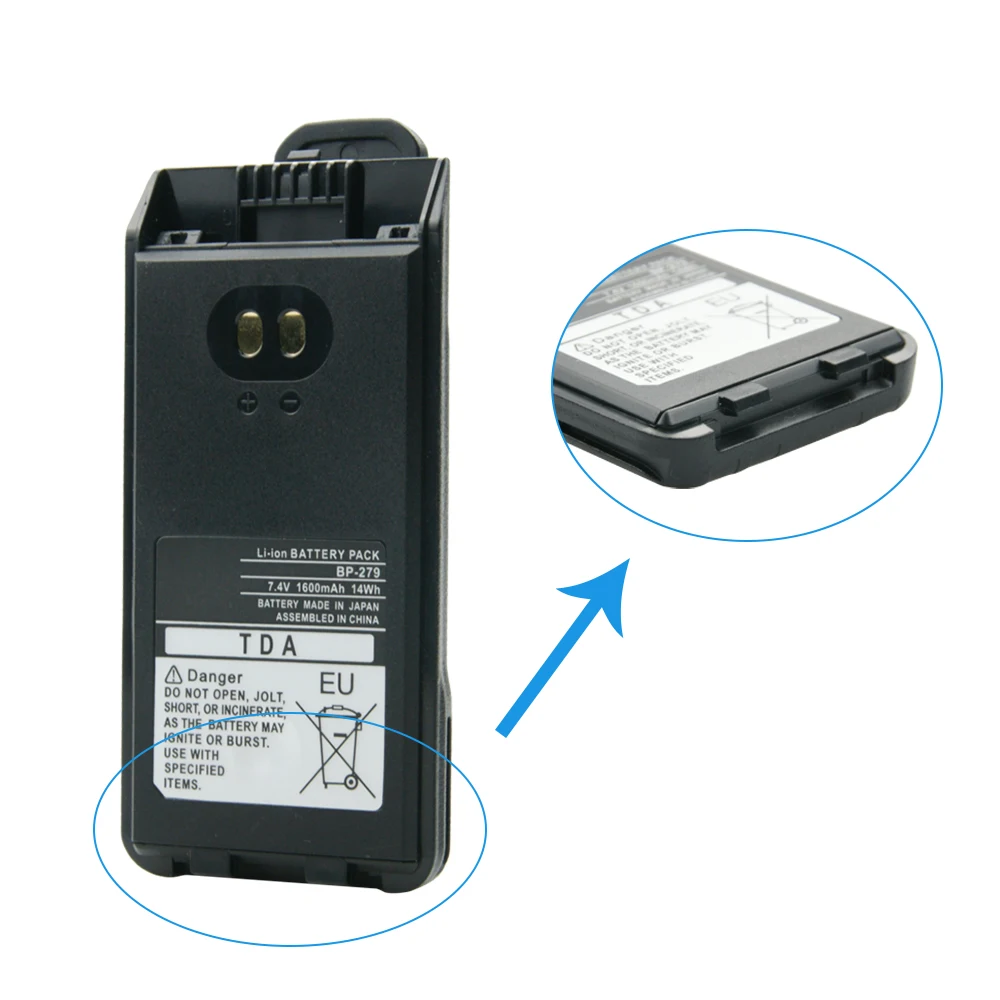 10 шт. 1600 мАч запасная батарея для ICOM F1000S BP 279 F1000 F1000D F1000T F2000 F2000D F2000T FT 2000 IC V88