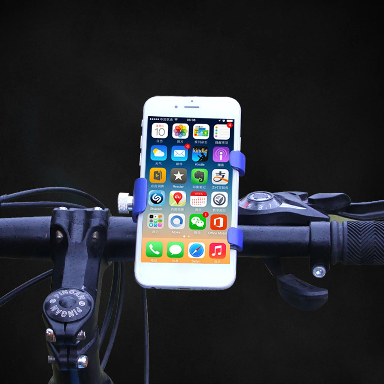 

Aluminum Alloy Bike Bicycle Phone Holder Adjustable Motorbike GPS Stand Mount Universal Non-slip Moblie Cell Phone Stand