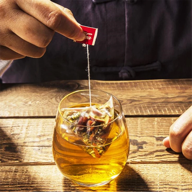 1 шт. чайный пакетик цветочный чай 4 вида ингредиентов красный цвет китайская