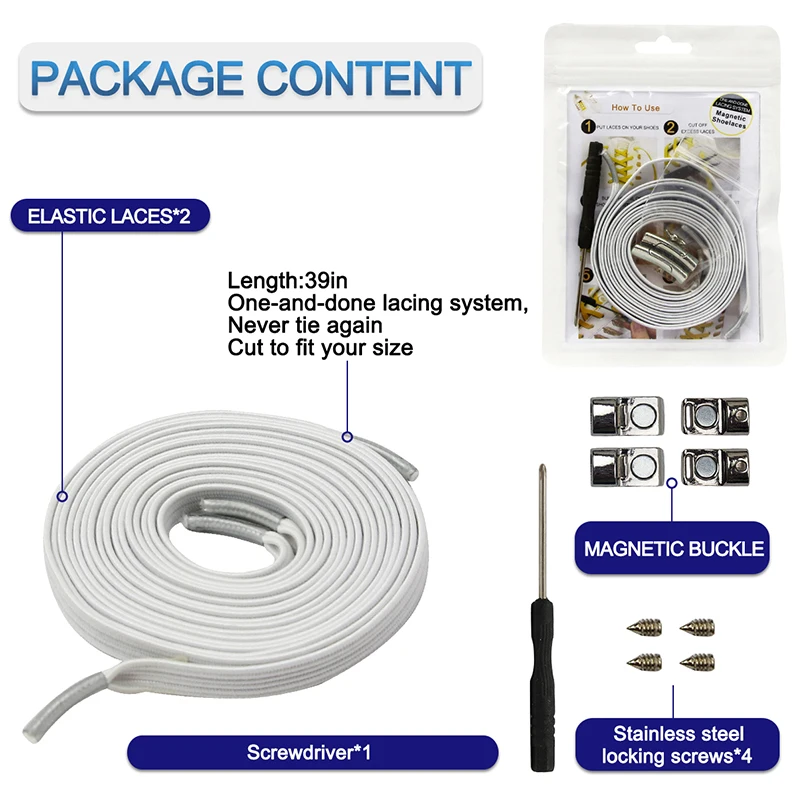 1 пара Красочные легкого кружева без завязок Эластичный шнурок со шнуровкой