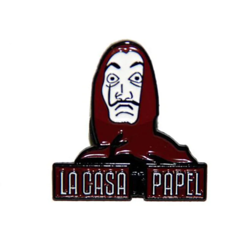 Мода в интернет магазине La Casa De Papel Pin эмали брошь House of Paper денег Сальвадор Дали и