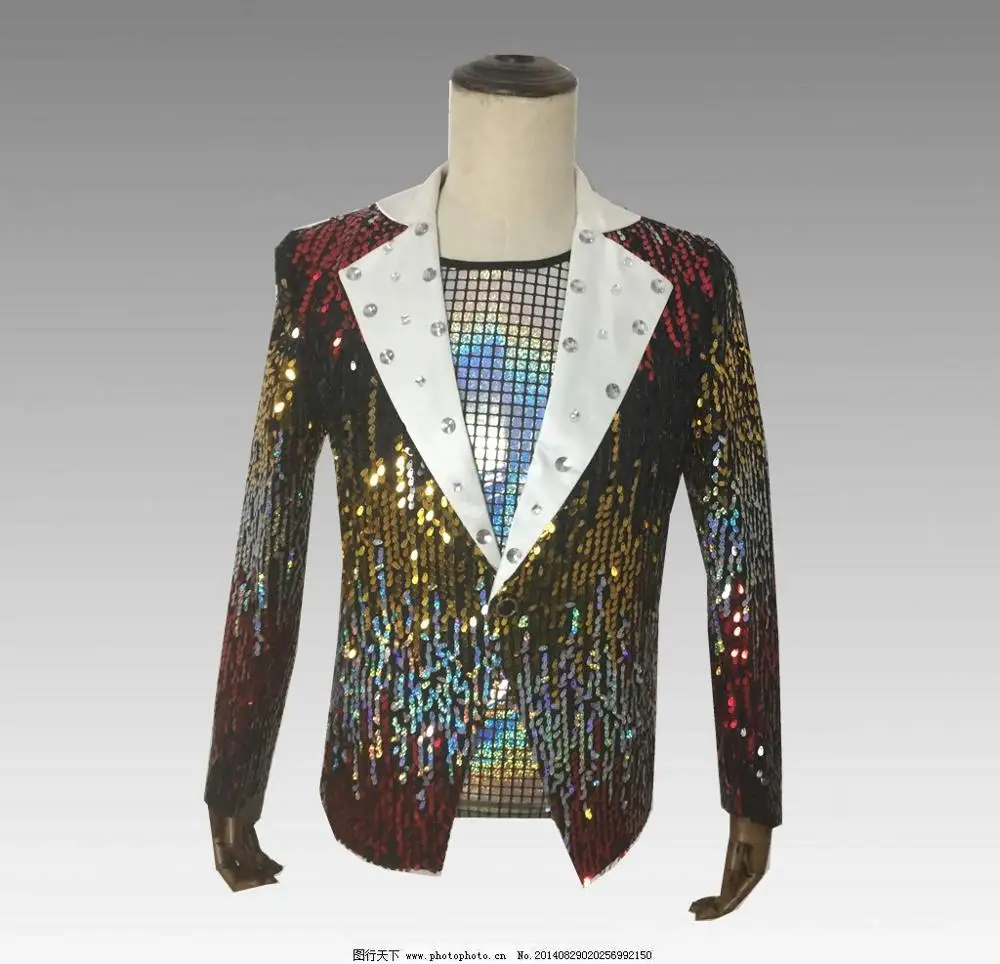 Для мужчин Персонализированные ночной клуб стиль цвет блёстки Стразы DJ