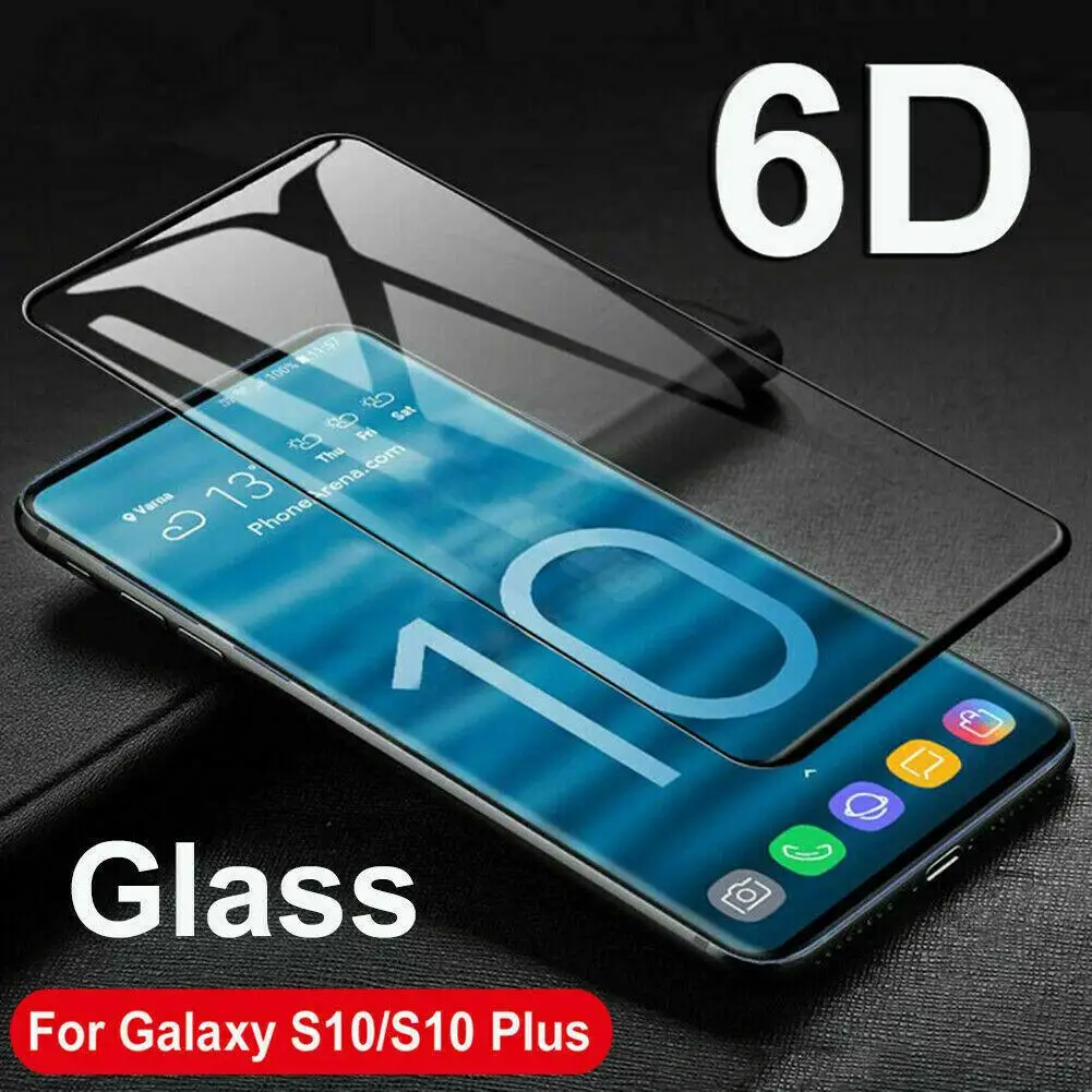 6D изогнутое закаленное стекло для защиты экрана Samsung Galaxy S10/S10 Plus/S10E|Комплекты