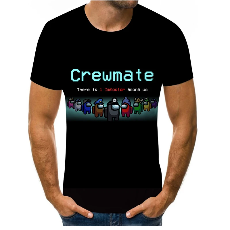 

Men's Sports T-shirt Boys Fashion Summer Short Sleeve T-shirt Men's Cartoon 3D Printing Street Casual T-shirt Men's Top