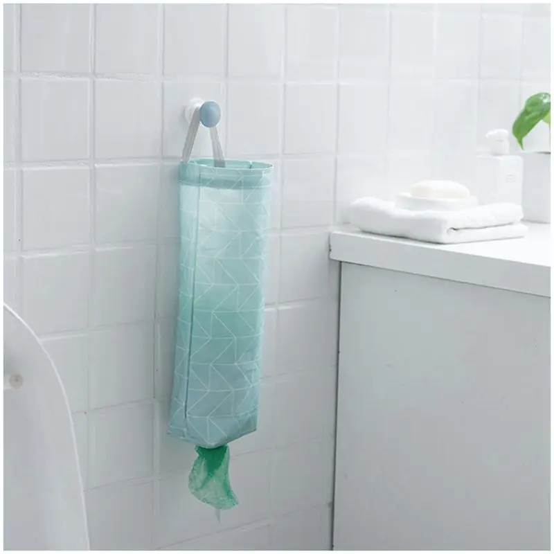 Promotion! Set of 2 Plastic Bag Holder Waterproof Wall Mount Grocery Dispenser Garbage Organizer with Easy Access Top an | Дом и сад