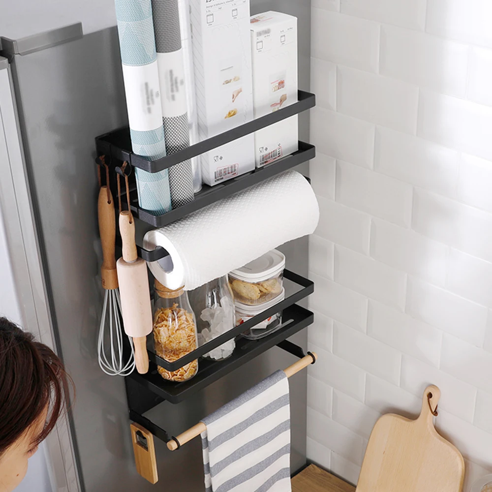 Стеллаж для кухни стеллаж холодильника магнитная | Обустройство дома