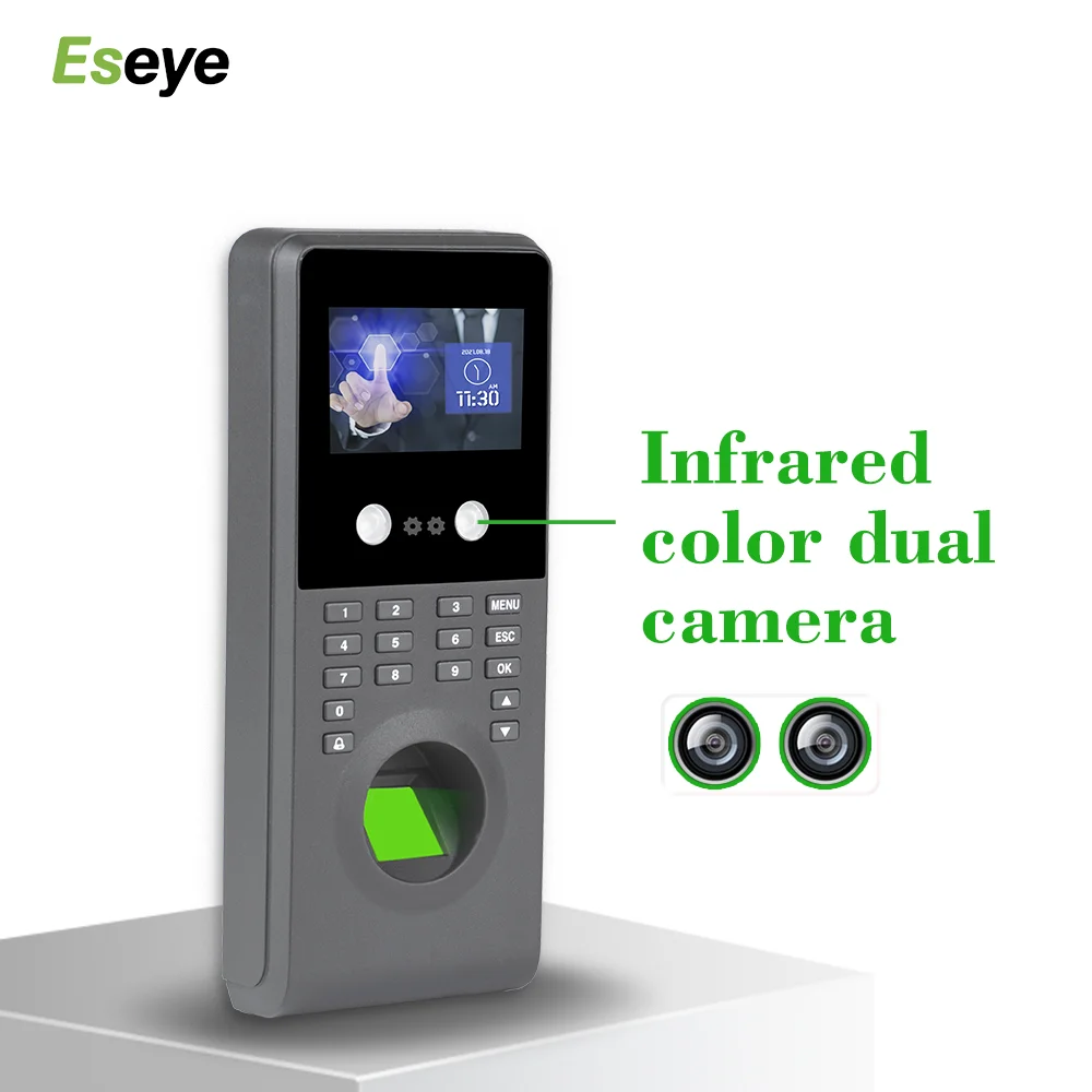 Eseye Biometric Attendance Systems Face Recognition Fingerprint RFID Access Control System Staff Office Machine WIFI | Безопасность и