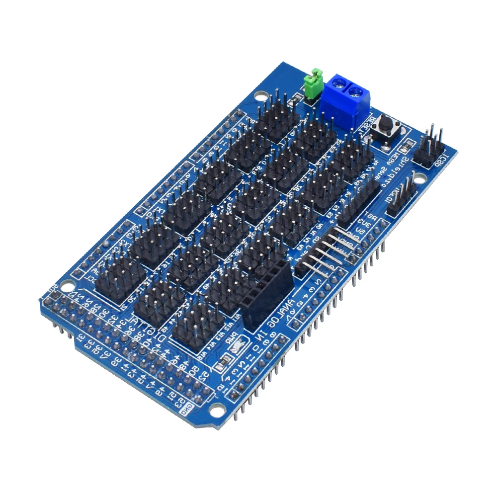 Для Arduino датчик MEGA Shield V1.0 V2.0 специальная Плата расширения 2560 Sup IIC Bluetooth SD Robot Parts