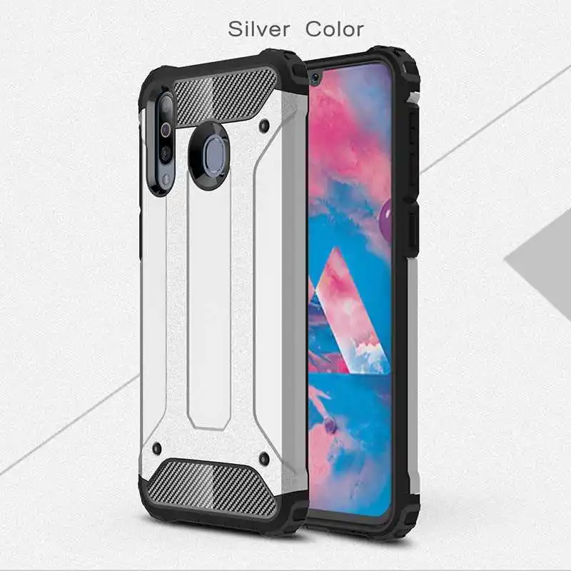 Mokoemi железная Броня ударопрочная 6," для samsung Galaxy A40s чехол для samsung Galaxy A40s чехол для сотового телефона - Цвет: Silver