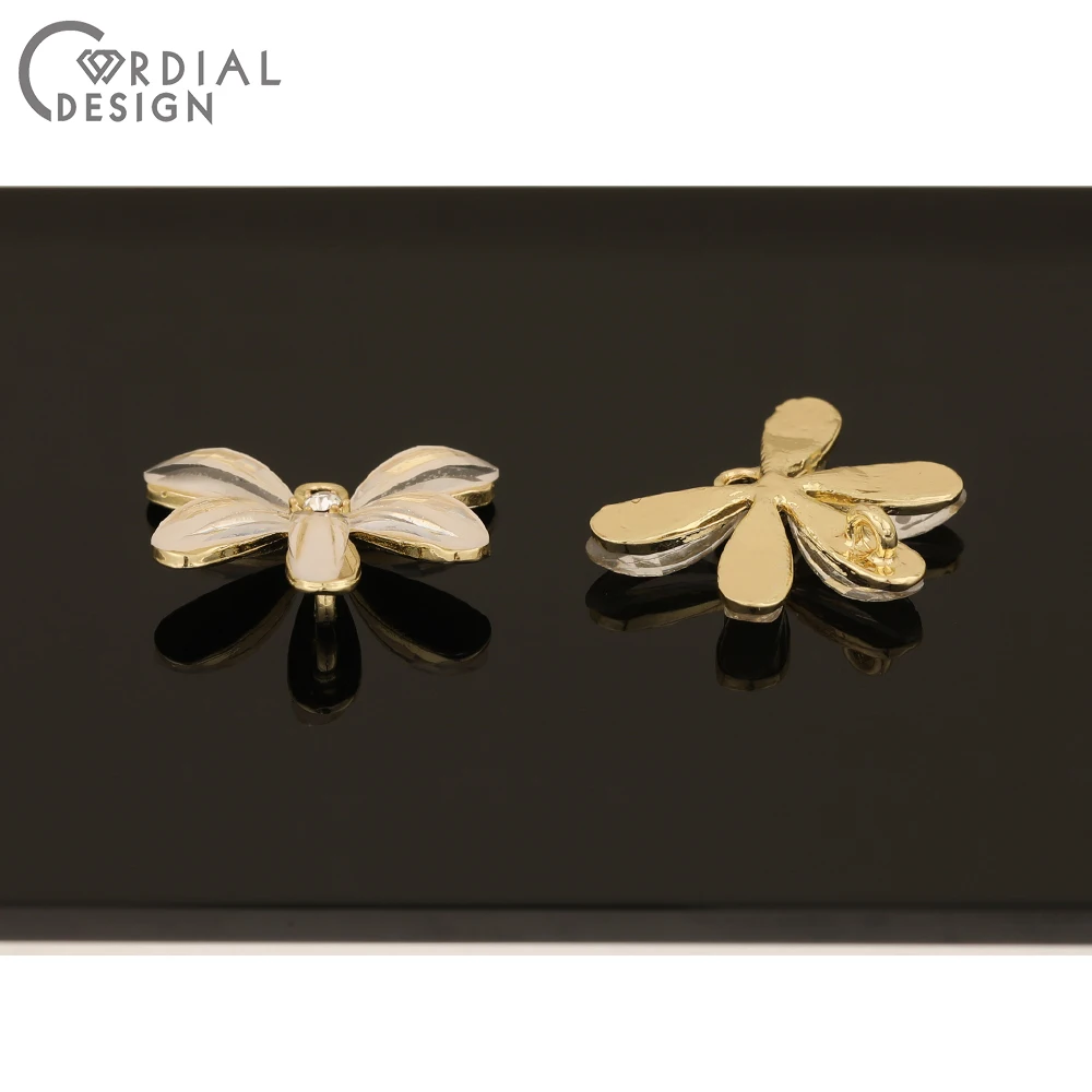 

Cordial Design 50Pcs 20*23MM Jewelry Accessories/Rhinestone Charms/Flower Shapes/Earrings Pendants/Hand Made/DIY Making