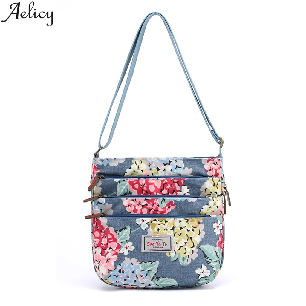 Aelicy нейлоновый принт кроссбоди женская мода Кантри Стиль Кроссбоди легкий