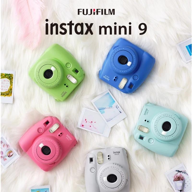Мгновенная фотокамера Fujifilm Instax polaroi Mini 9 романтический подарок цифровая