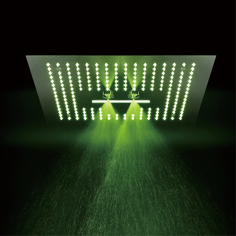 Современный душевой кран HIDEEP настенный набор для душа три функции светодиодная