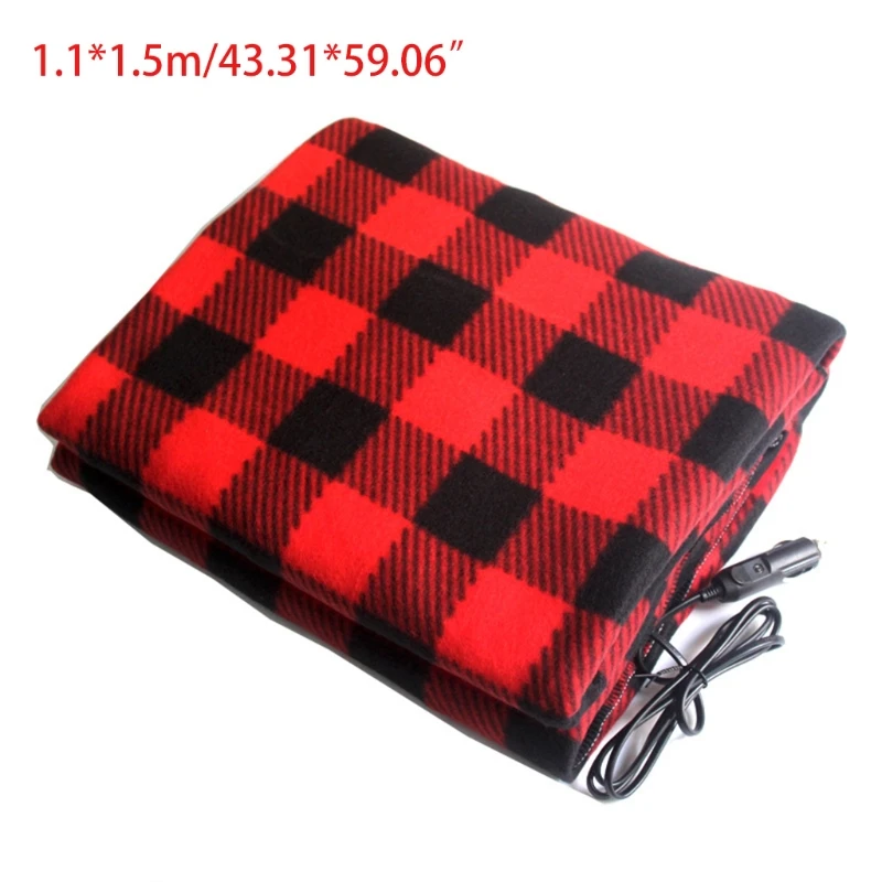 

12V Car Fleece Winter Electric Heating Blanket Creative Interior Products