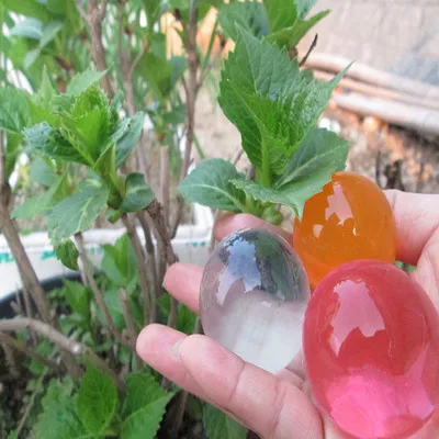 20 шт. Большой жемчуг 4-5 см Кристалл почва вода бусины грязь растут шар Свадьба