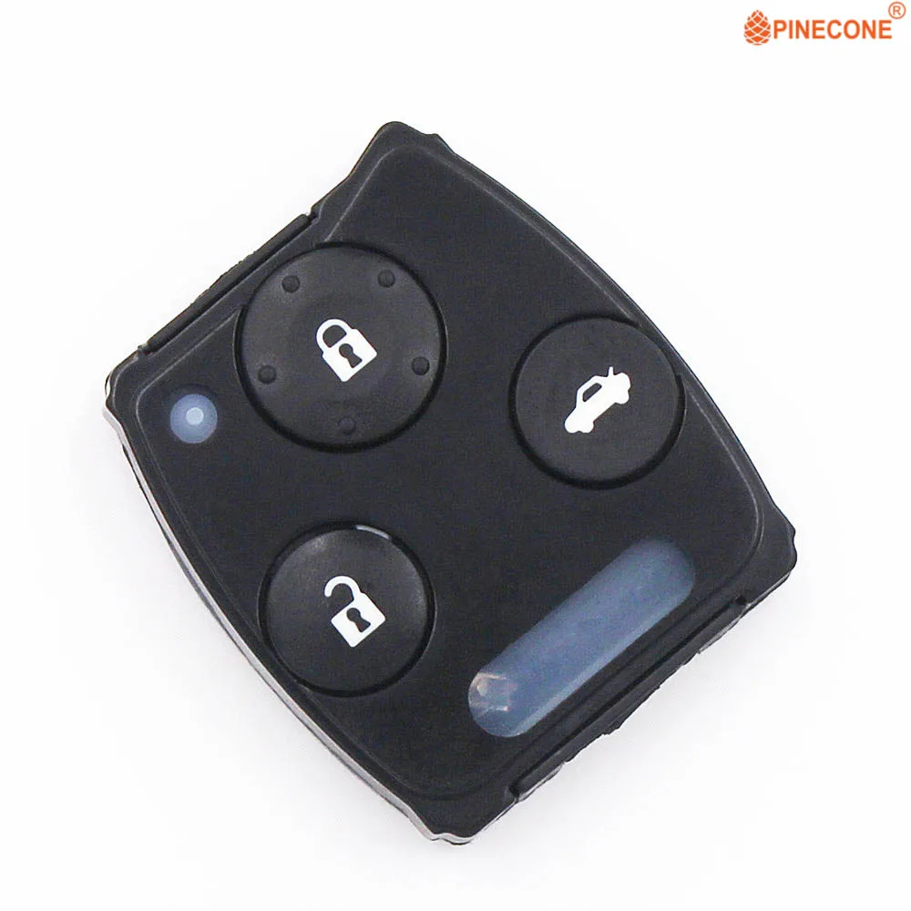 PINECONE for Honda Accord Civic Cr-v Odyssey Pilot 3 Buttons Car Key Replace Remote Key Fob Shell Case