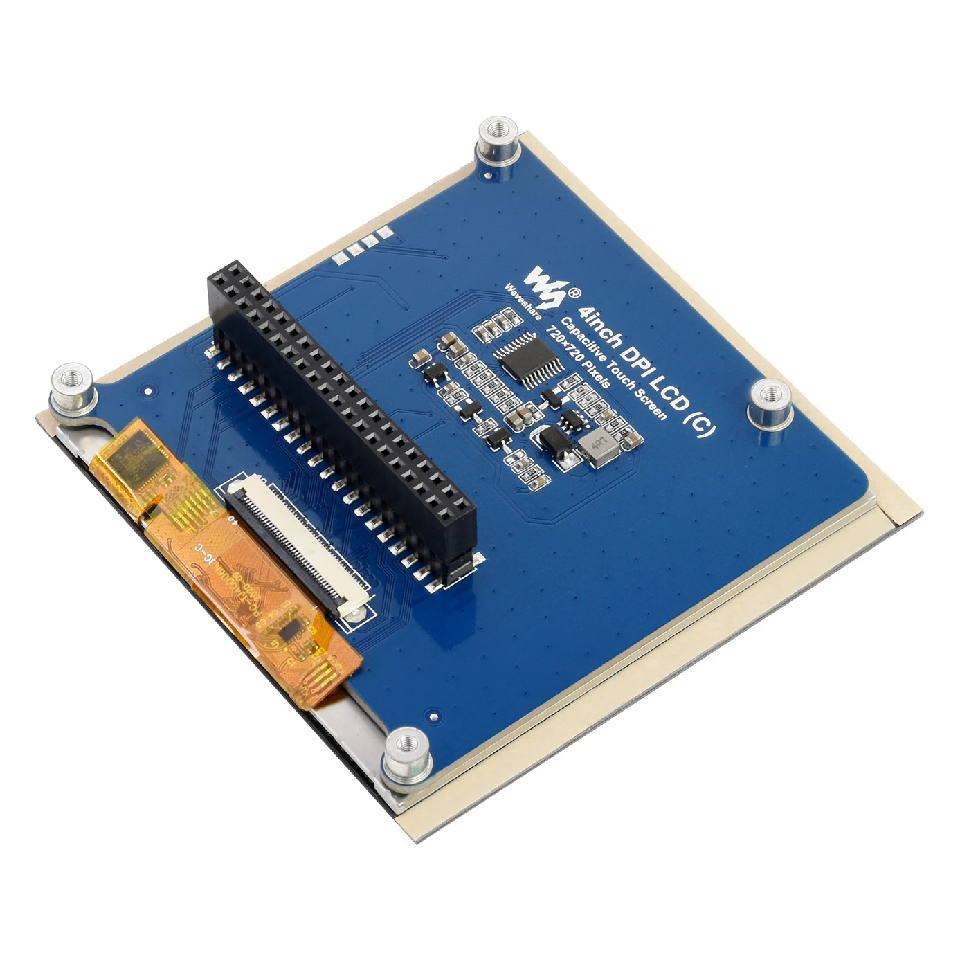 4-дюймовый IPS DPI квадратный емкостный сенсорный ЖК-экран модуль HAT for RPI Raspberry Pi Zero W WH