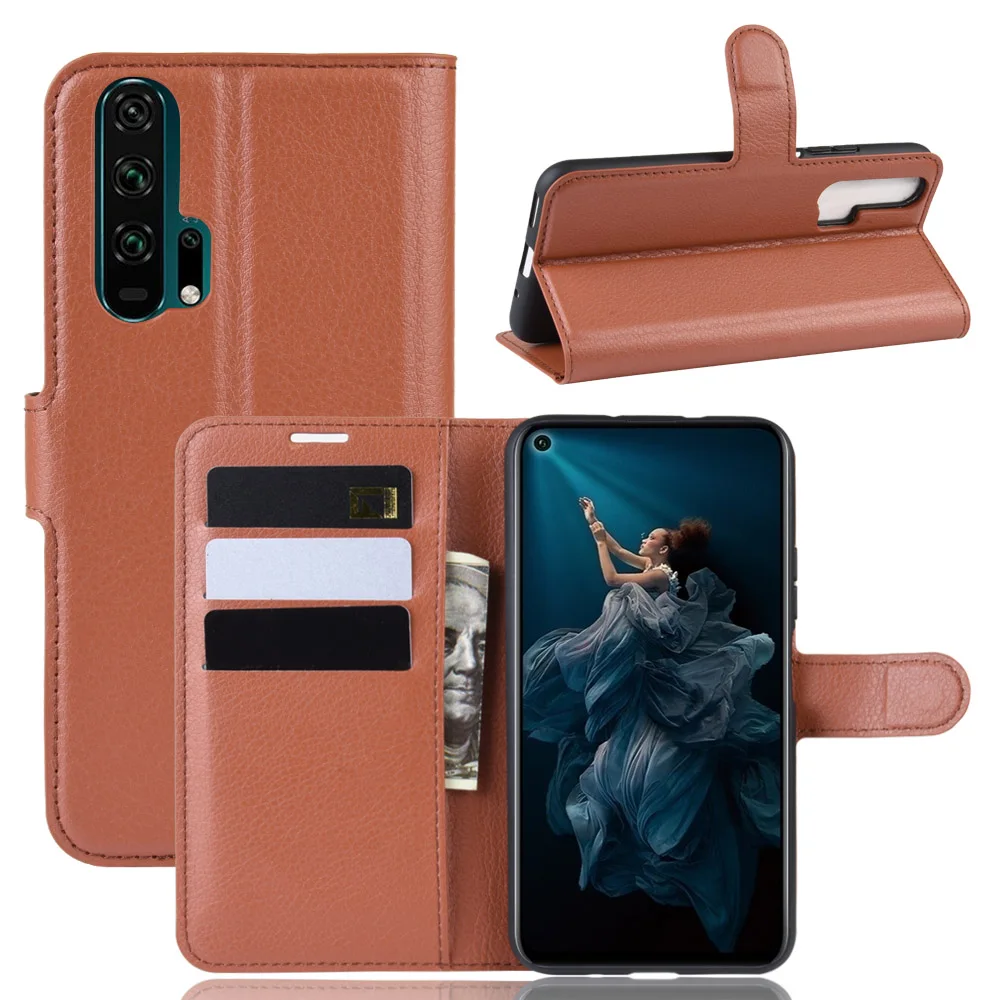 Кожаный чехол-книжка для телефона Huawei Honor 20 Pro чехол-кошелек 7 8 9 10 5C 5X 6A 6C 7i 7X 8A 8C 9X V8