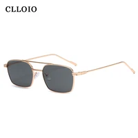 clloio new vintage square women sunglasses luxury brand design female sun glasses gradient mirror metal frame men eyewear uv400