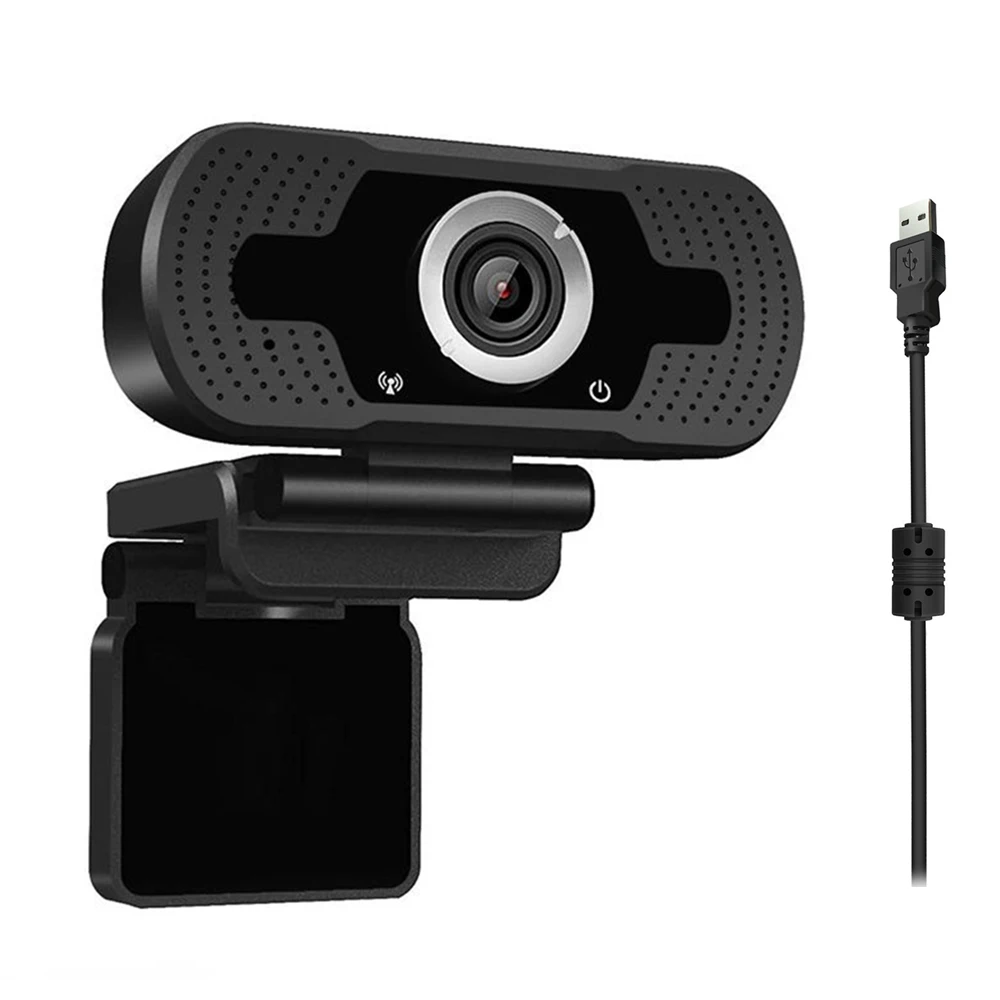 Веб камера HD 1080P с USB Компьютерная микрофоном для ноутбука ПК игр видеозвонков