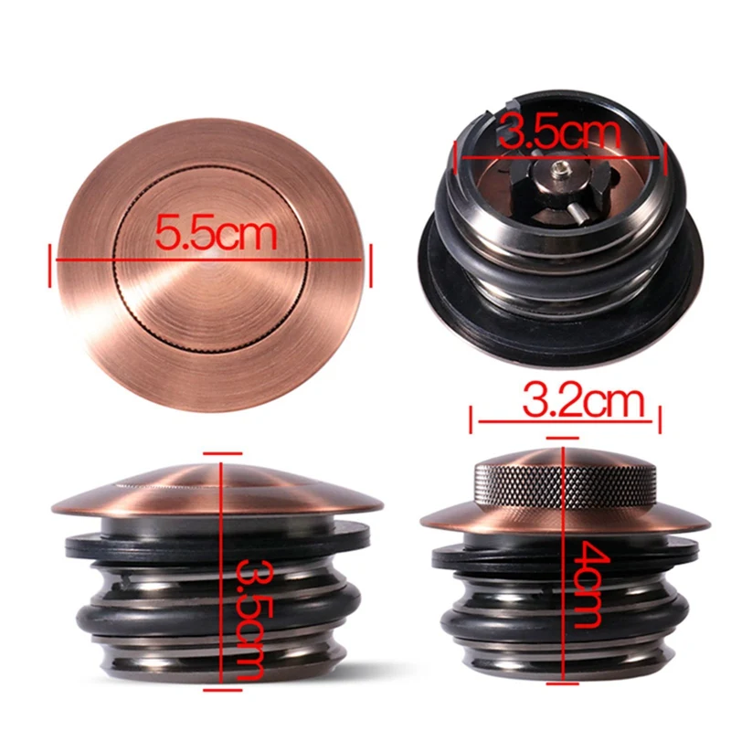 

Aluminum Press-type Fuel Tank Cap Screw-In Flush Mount Gas Cover for HL Touring Softail Sportster Motorcycle Accessories