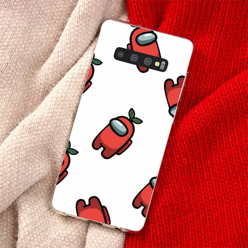 

among us game Phone Case Transparent for Samsung A71 S9 10 20 HUAWEI p30 40 honor 10i 8x xiaomi note 8 Pro 10t 11