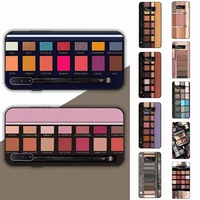 toplbpcs makeup eyeshadaow palette phone case for samsung note 5 7 8 9 10 20 pro plus lite ultra a21 12 72