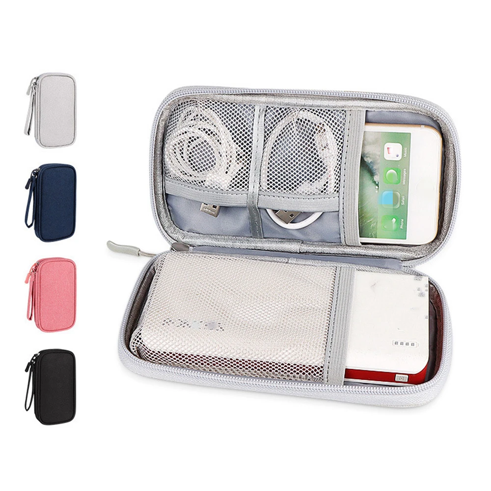 

Portable Bag Organizer Wires Charger Digital Usb Gadget Power Bank Bag Gadgets Cables Wires Organizer Travel Accessories