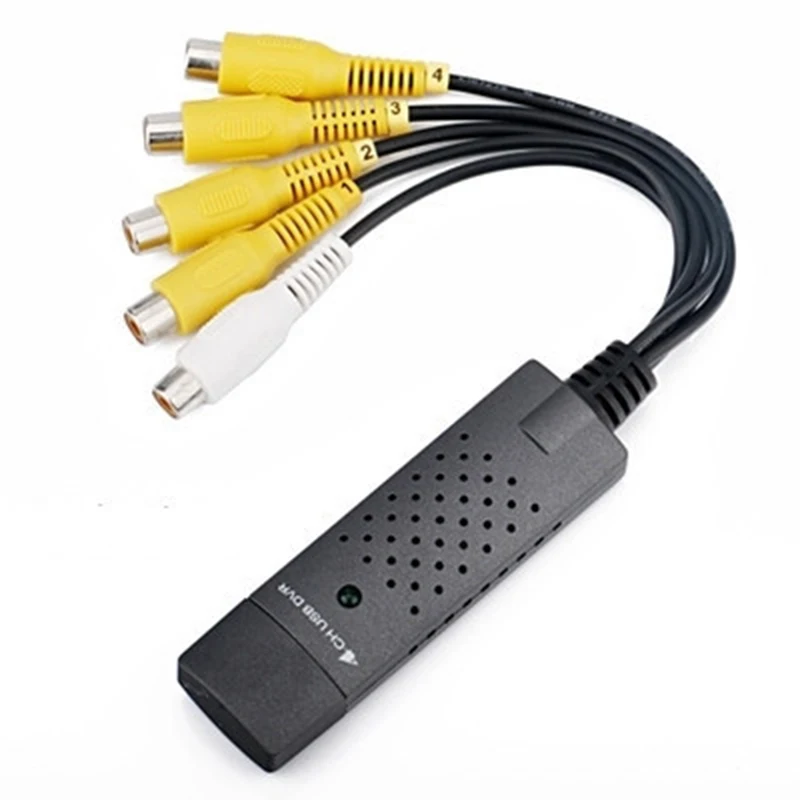 

4 Channels USB DVR Video Capture,usb Video Capture Adapter for Changing Video To Display on PC DVR Card