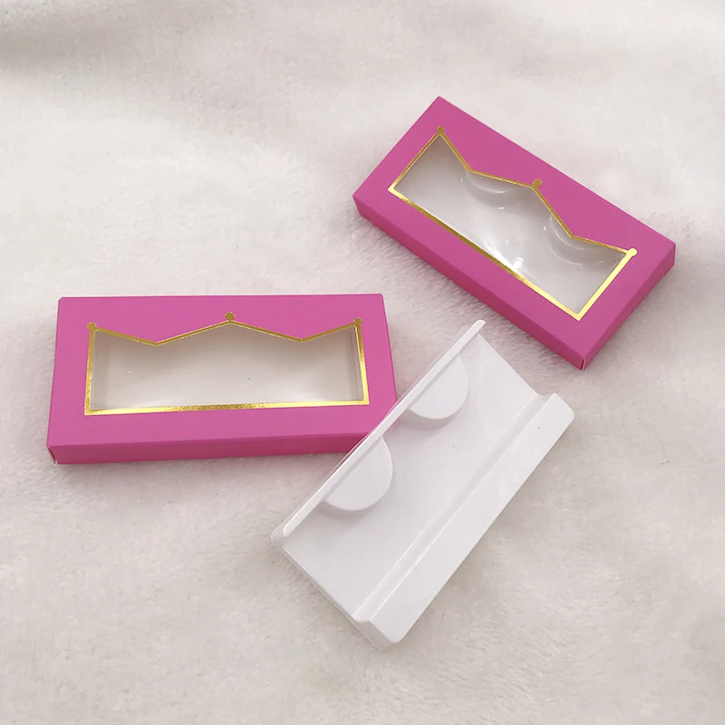 20pcs/lot Empty Lashes Paper Boxes Custom Mink Eyelashes Packaging