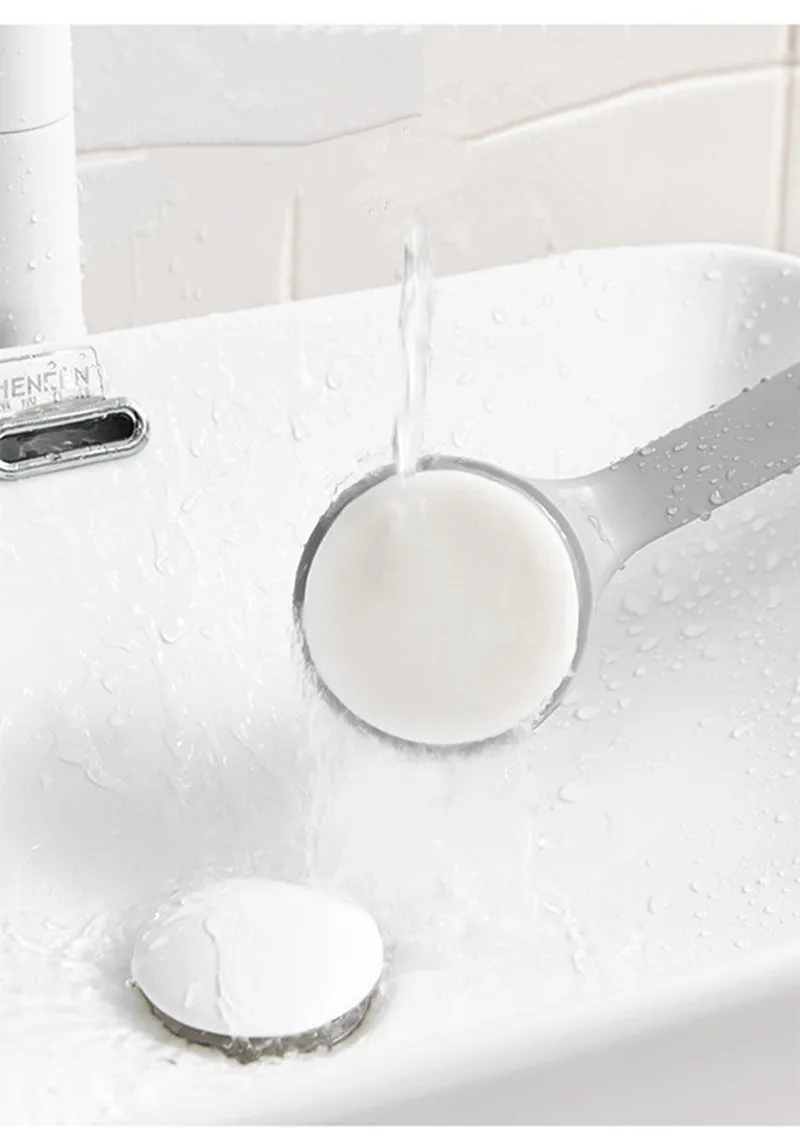 Длинной ручкой Ванна губчатая щетка для купания и протирки на спине нет