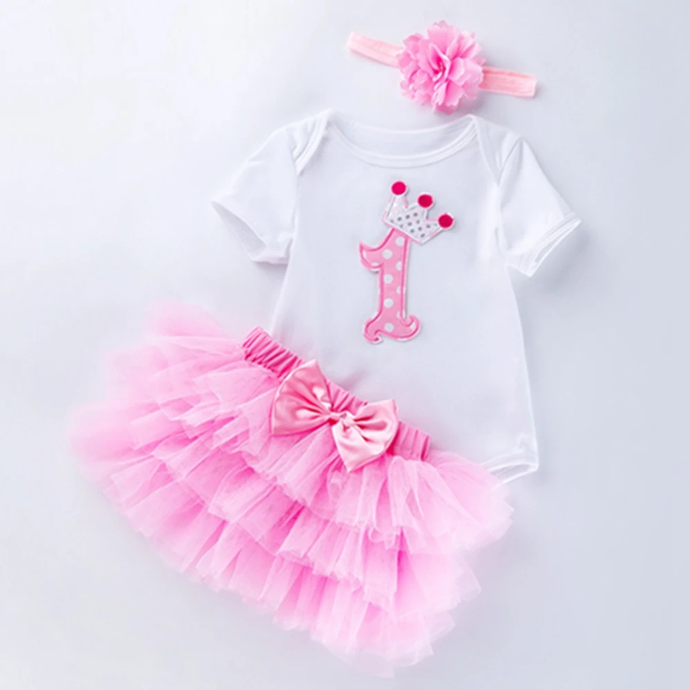 Dress for Girl Baby Christening Gown First 1st Birthday Party Girl Baby Clothing Toddler Summer Clothes Infant Vestido Infantil