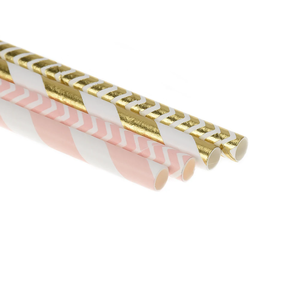 100 шт бумажные соломки для дней рождения украшения на День святого Валентина