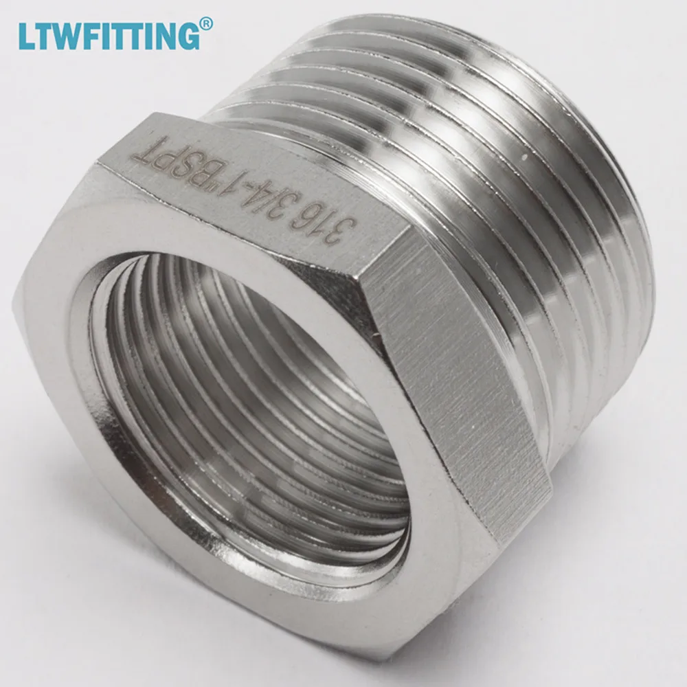 LTWFITTING Нержавеющая сталь 316 трубы с шестигранной головкой втулка редуктора