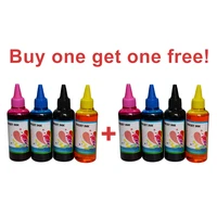 buy one get oneprinter ink universal dye ink for all epson printers with refill cartridge bulk ink free ship with 4 syringes