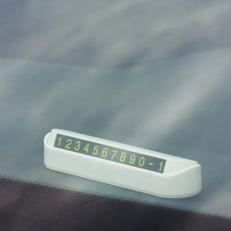 Автомобильная карточка для временной парковки с номером телефона автозапчасти