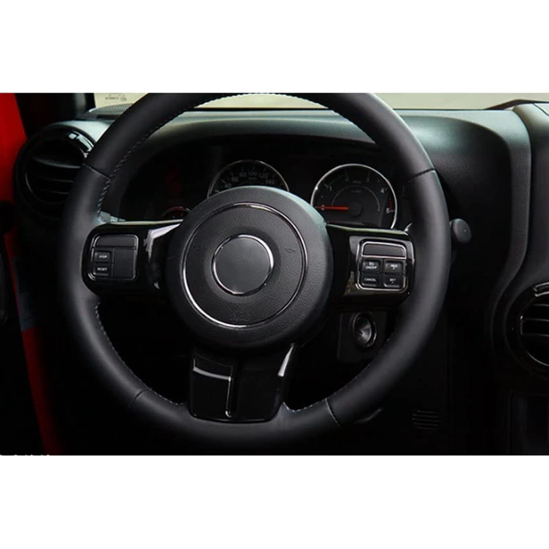 

(Black 12PCS) Car Decoration & Center Console Air Outlet Trim for Jeep Wrangler JK JKU Accessories 11-18