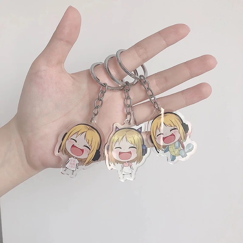 20PCS Customized Anime Character 5cm Transparent Keychains Clear Acrylic Key Chain | Badge Holder & Accessories