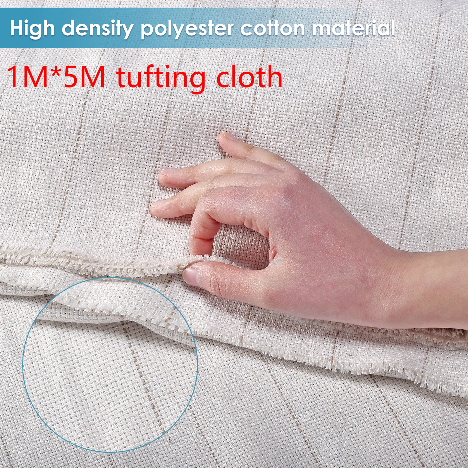 

Primary tufting cloth Backing Fabric for using Rug tufting guns width 5m for Loop Pile Cut Loop Pile UK US EU Plug TD-01 TD-02
