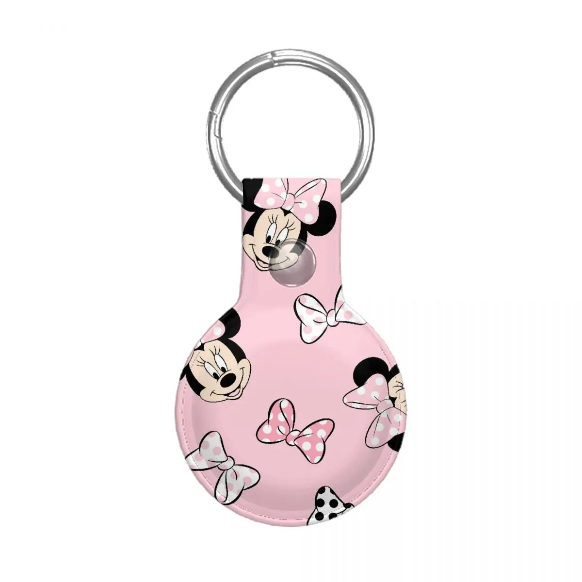 

Disney Protective Case For AirTag leather Shockproof Protective Cover For AirTags Keychain Anti-Lost Anti-Scratch Sleeve
